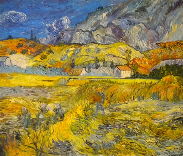 store falso d'autore paisaje en Saint - Remy di Van Gogh